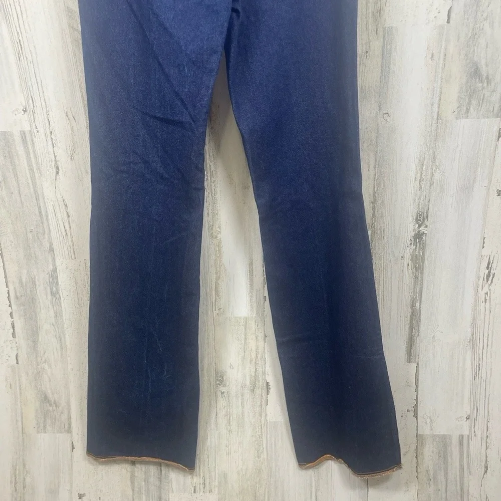 Thumbs Up Vintage Mens Flare Jeans size 30 Retro Western Dark‎ Denim